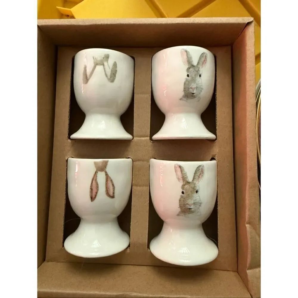 Rae Dunn Egg Holders  - Bunnies